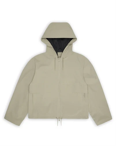 Rains - Suva Hardshell Short String Jakke - Beige